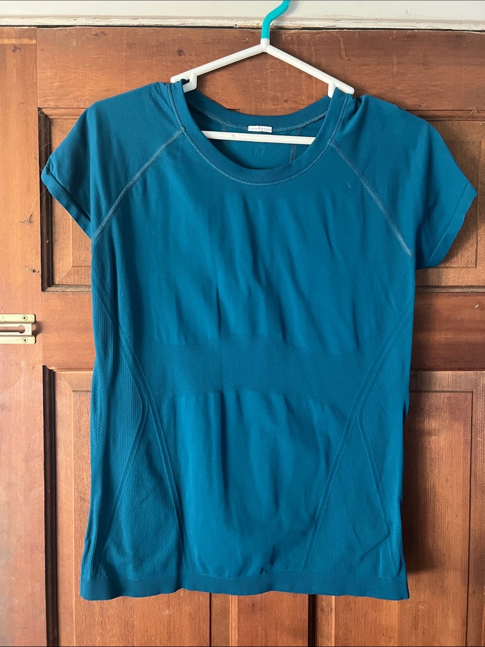 Athleta Teal Short Sleeve Performance Tee